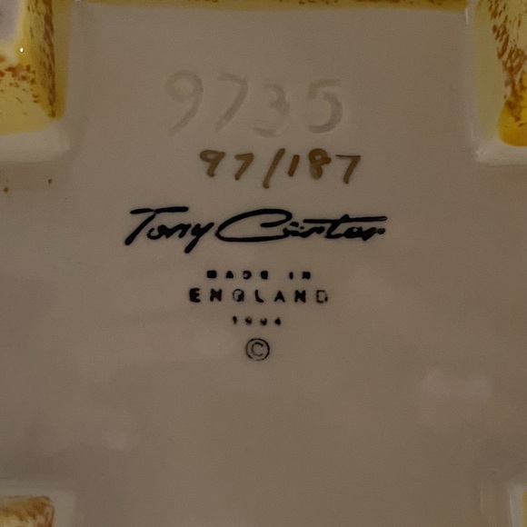 Tony Carter Van Gogh Starry Night Teapot English Pottery Artist Collectible Gift - Picture 4 of 16